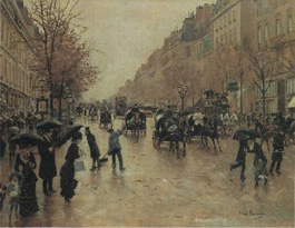 Les Grands Boulevards, par Béraud