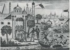 Bonaparte reçoit les clés de la ville d'Alexandrie