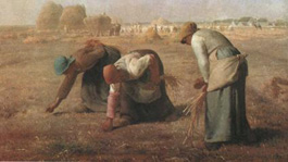 Les glaneuses, tableau de Millet